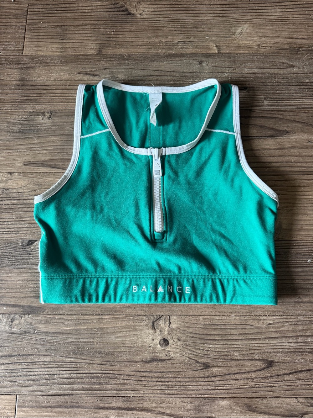Balance Athletica Neon Lime Top with White Trim